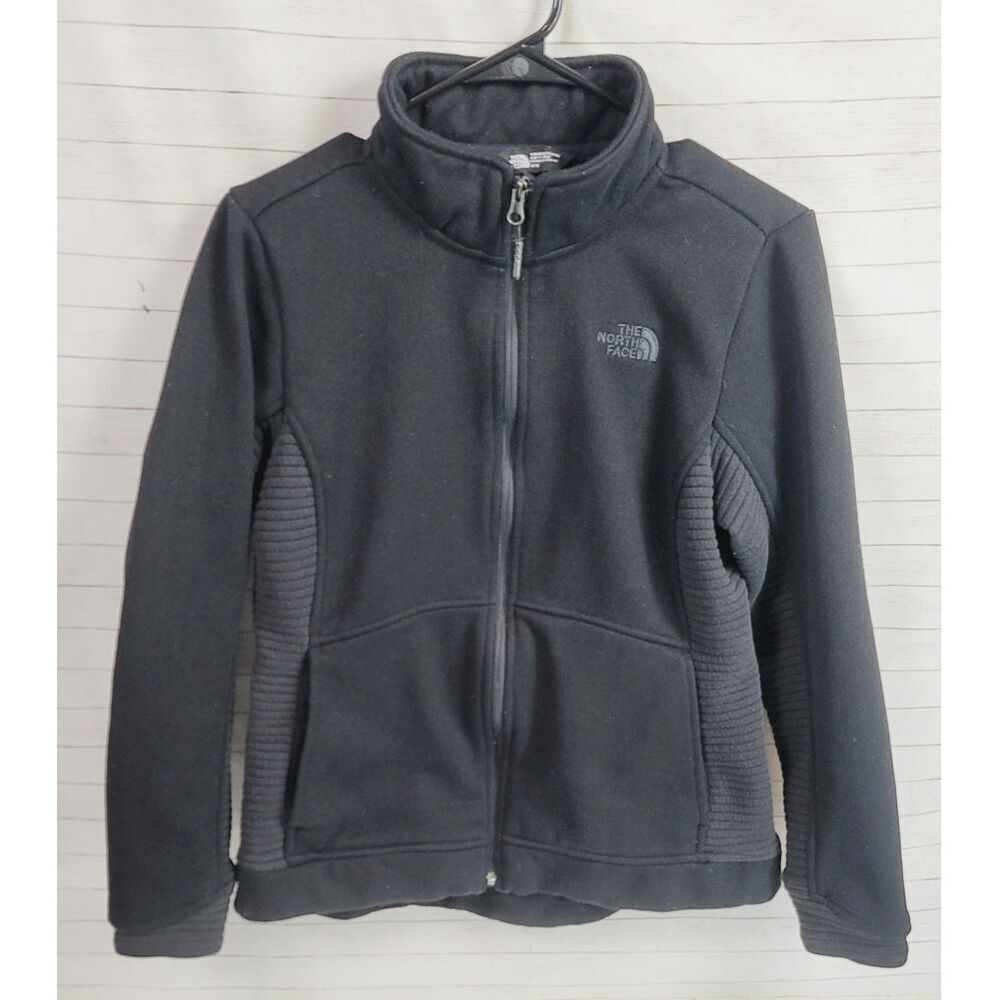 The North Face Indi 2 Full-Zip Fleece Jacket in TNF Black, sz Medium